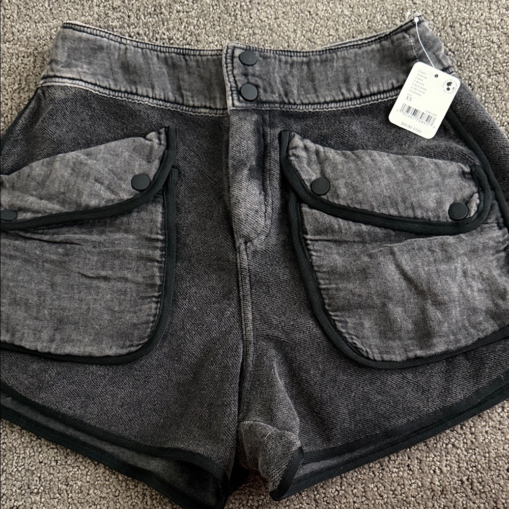 Womans free people black shorts XS